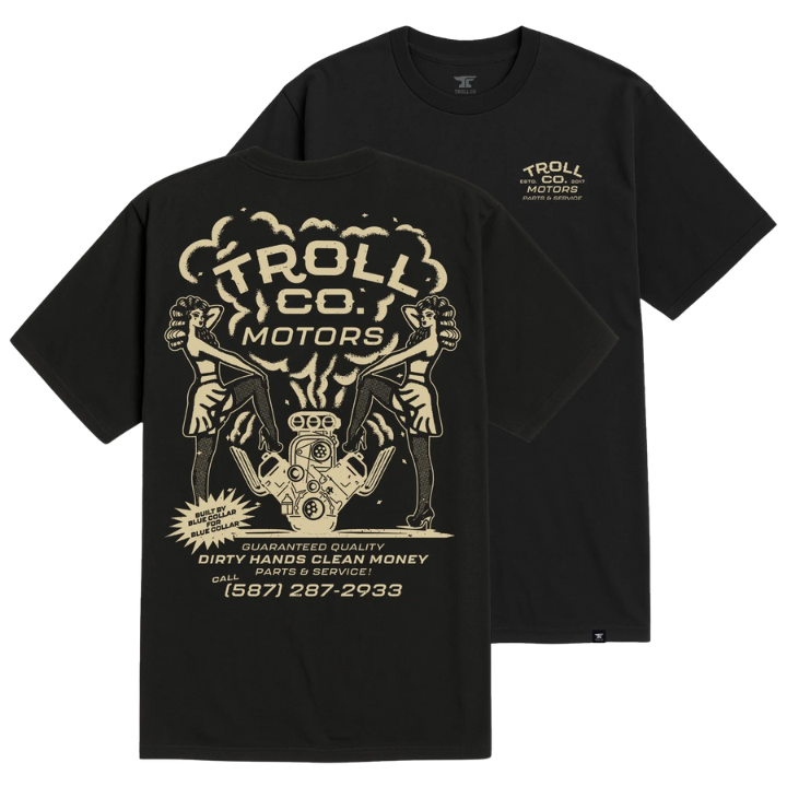 S/S TROLL CO MOTORS - BLK